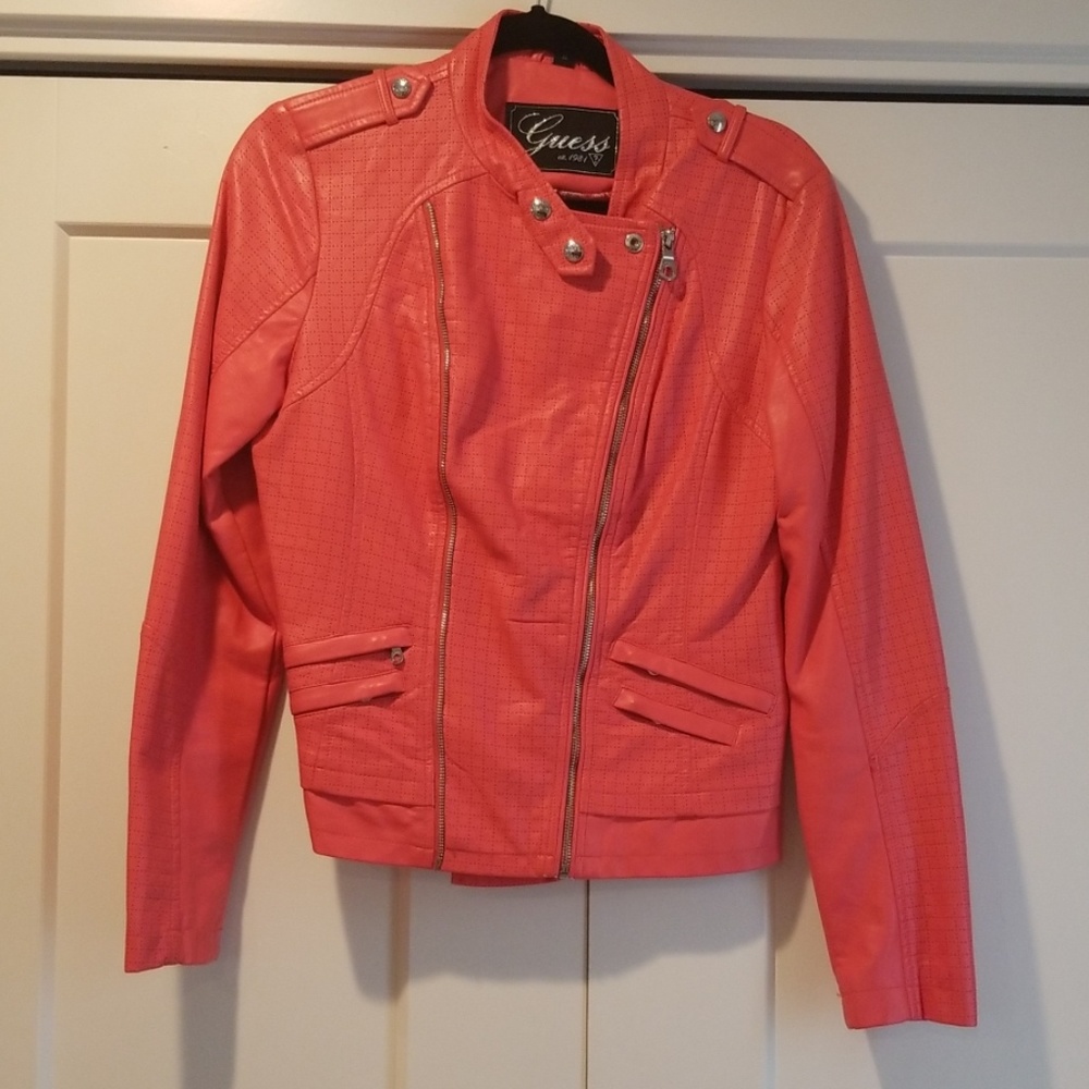 Guess Faux Leather Jacket
